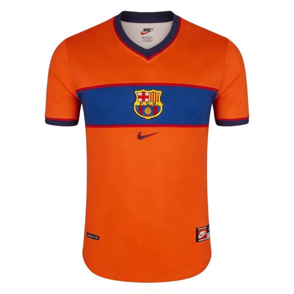 1998/99 Barcelona Third Away Retro Jersey - A-Grade Quality Detail View