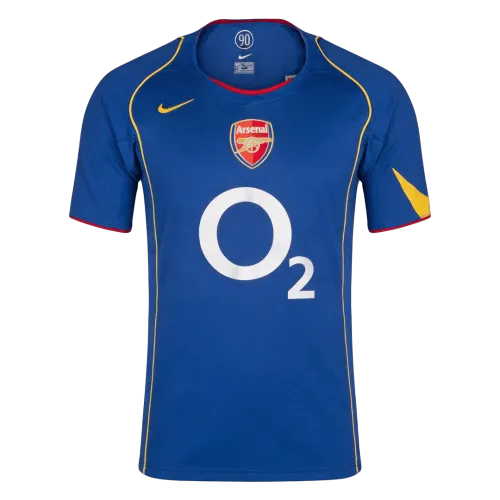 Camisa Retro do Arsenal para jogos fora de casa da época 2004/05