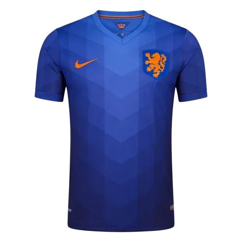 Camisola retro da seleção dos Países Baixos para jogos fora de casa de 2014