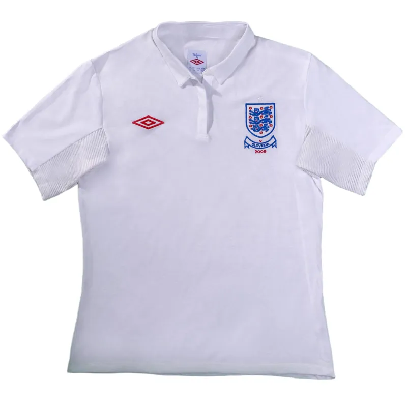 2009 England Home Retro Jersey