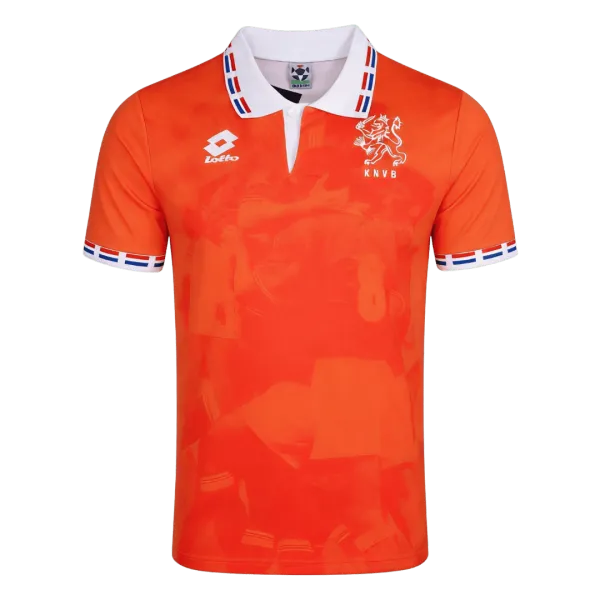 Camisa retro da seleção nacional dos Países Baixos de 1996 - Qualidade de grau A - Vista detalhada