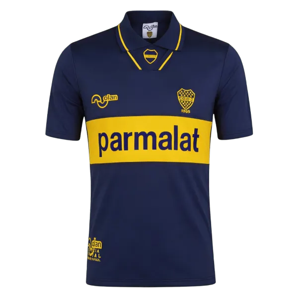 1993/95 Boca Juniors Home Retro Jersey - A-Grade Quality Detail View