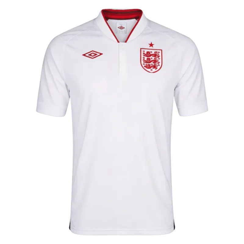 2012 England Home Retro Jersey