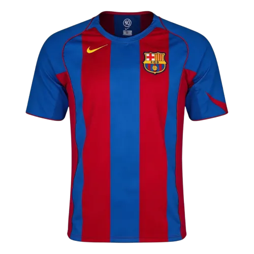 Maillot rétro domicile du FC Barcelone 2004/05