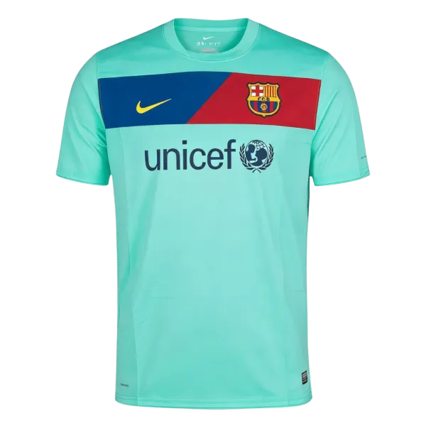 2010/11 Barcelona Away Retro Jersey - A-Grade Quality Detail View