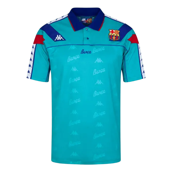 Maillot rétro extérieur du FC Barcelone 1992/95 – Qualité A – Vue détaillée