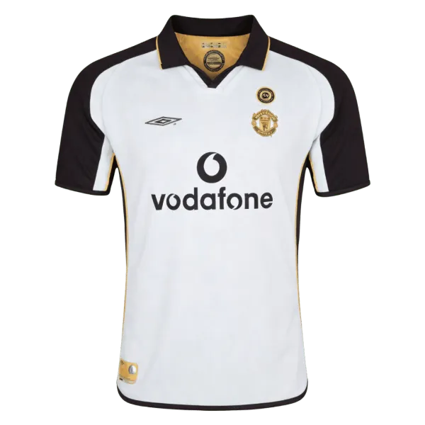 2001/02 Manchester United Away Retro Jersey - A-Grade Quality Detail View
