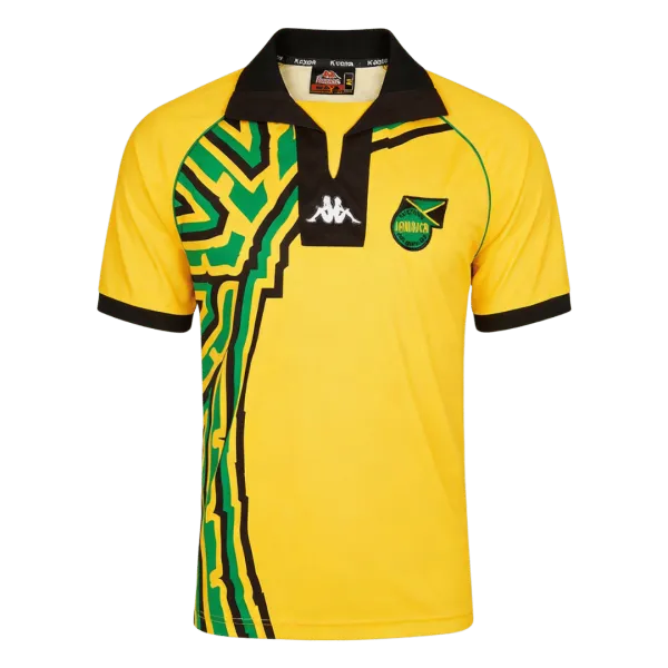 1998 Jamaica Home Retro Jersey - A-Grade Quality Detail View