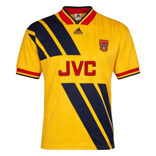 1993/94 Arsenal Away Retro Jersey - A-Grade Quality Detail View