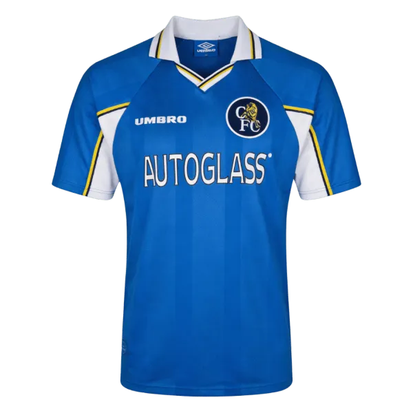 1997/99 Chelsea Home Retro Jersey - A-Grade Quality Detail View