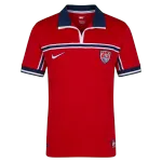 Camisola Retro da Seleção dos EUA de 1998 (jogo fora de casa) 1998 USA Away Retro Jersey
