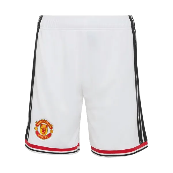 26/27 Manchester United Home Shorts - A-Grade Quality Detail View