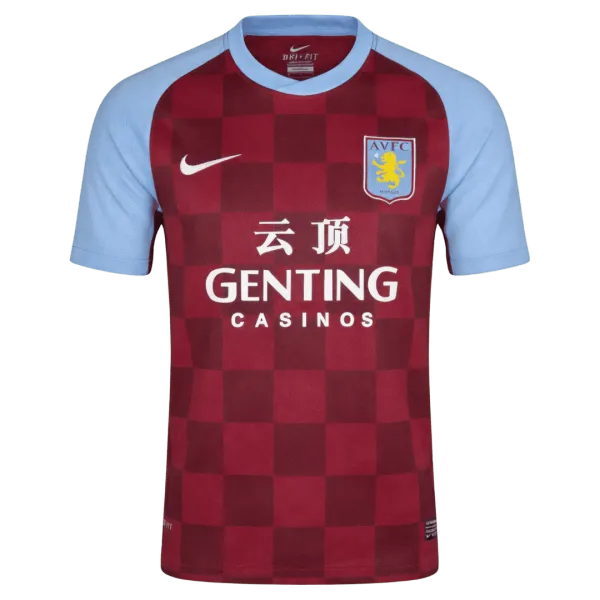 2011/12 Aston Villa Home Retro Jersey - A-Grade Quality Detail View