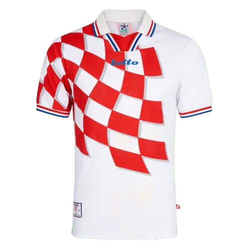 1998 Croatia Home Retro Jersey