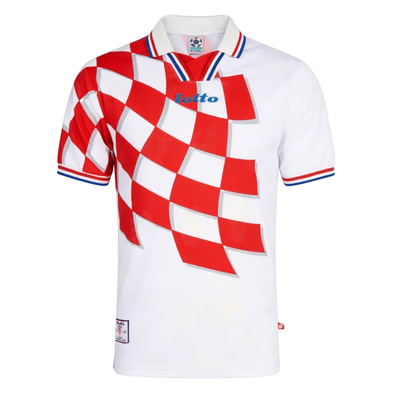 1998 Croatia Home Retro Jersey