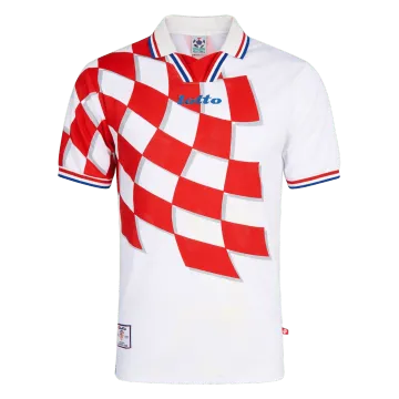 1998 Croatia Home Retro Jersey