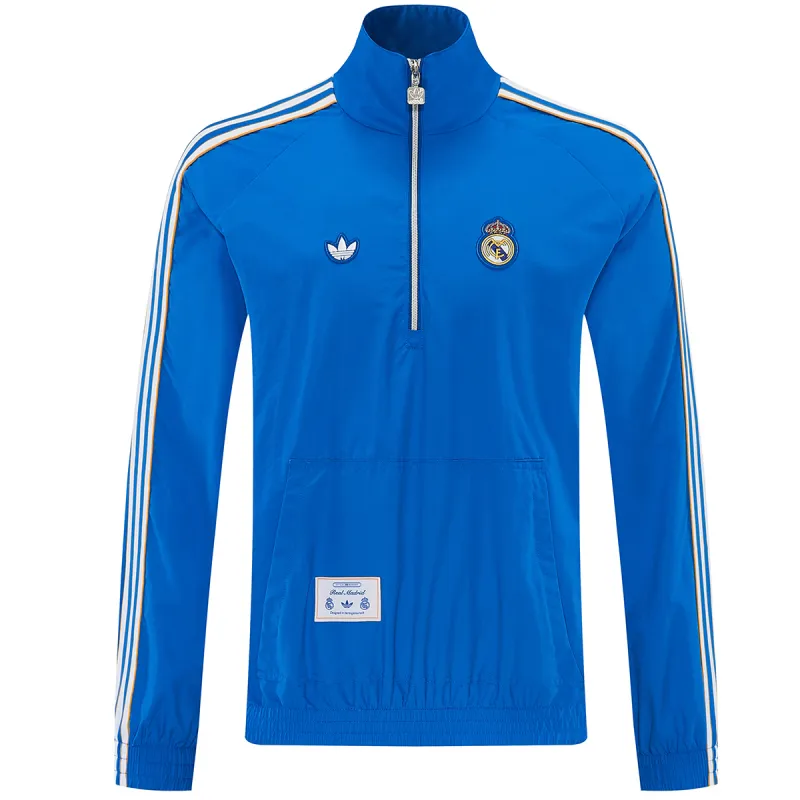 2026 Real Madrid Windbreaker Jacket Blue