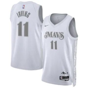 Unisex Dallas Mavericks Kyrie Irving #11 White Swingman Jersey - City Edition