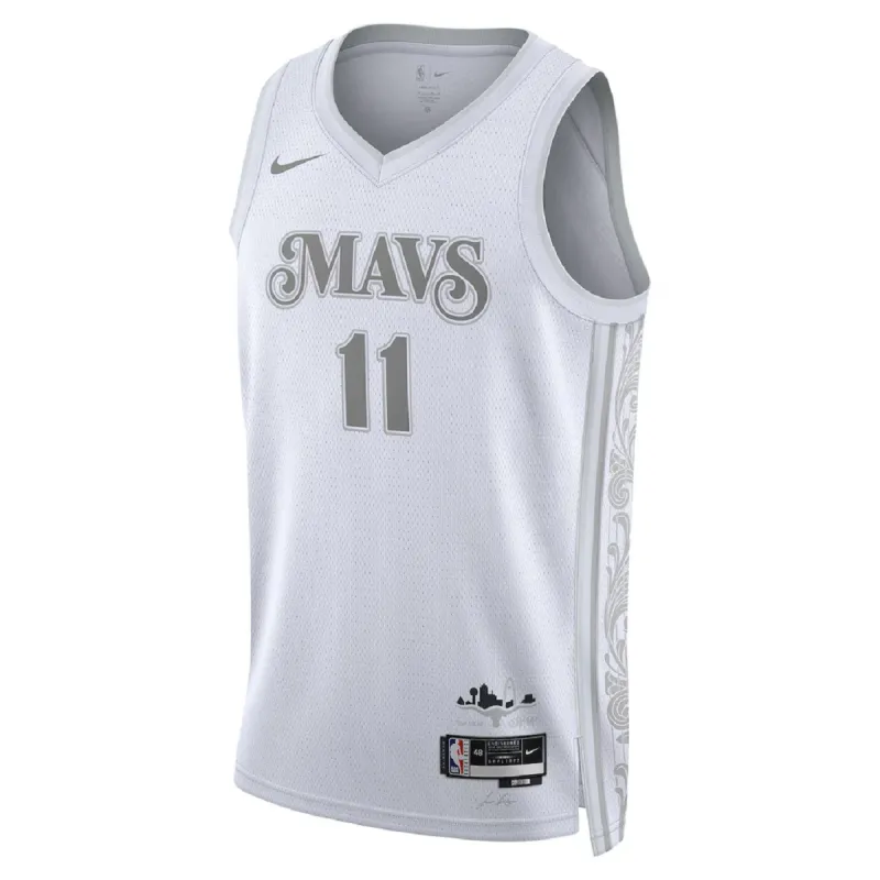 Unisex Dallas Mavericks Kyrie Irving #11 White Swingman Jersey – City Edition