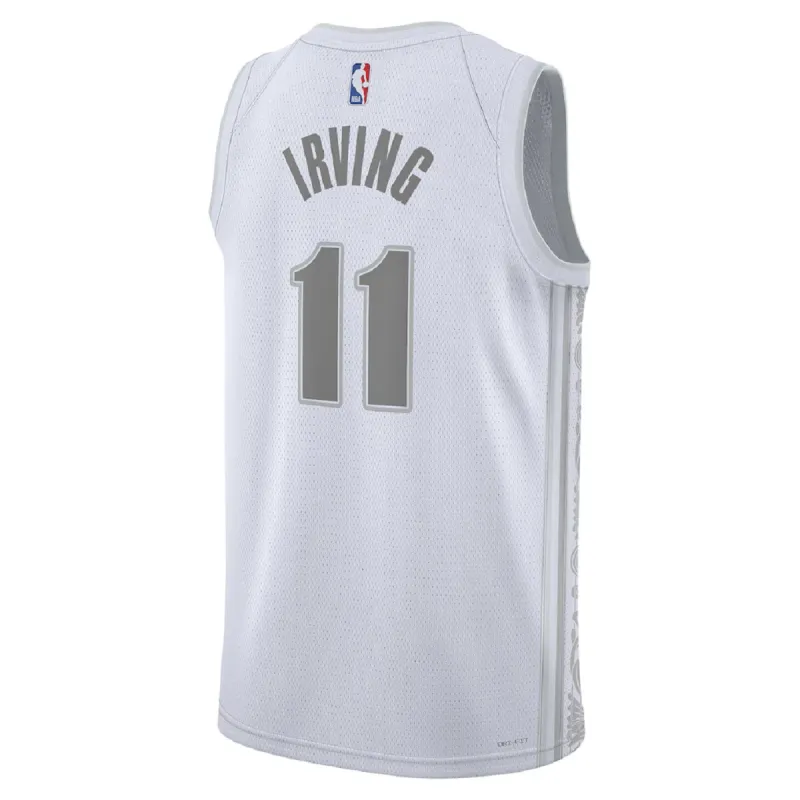 Unisex Dallas Mavericks Kyrie Irving #11 White Swingman Jersey – City Edition