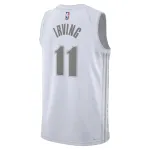 Unisex Dallas Mavericks Kyrie Irving #11 White Swingman Jersey – City Edition
