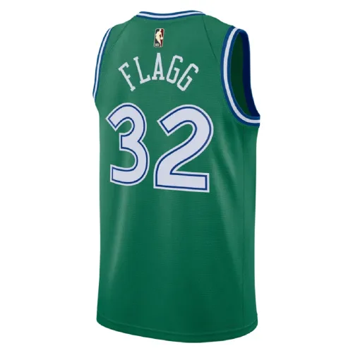 Unisex Dallas Mavericks Cooper Flagg #32 Green Swingman Jersey – Classic Edition