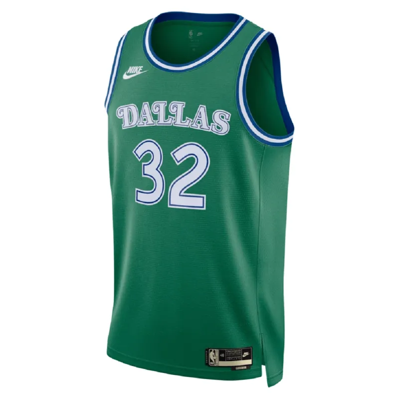 Unisex Dallas Mavericks Cooper Flagg #32 Green Swingman Jersey – Classic Edition