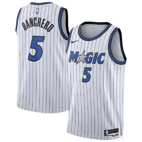 Maillot Swingman unisexe Orlando Magic Paolo Banchero #5 blanc - Édition Association