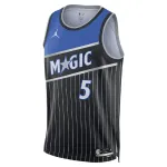 Maillot Swingman unisexe Orlando Magic Paolo Banchero #5 noir – Édition « Statement »
