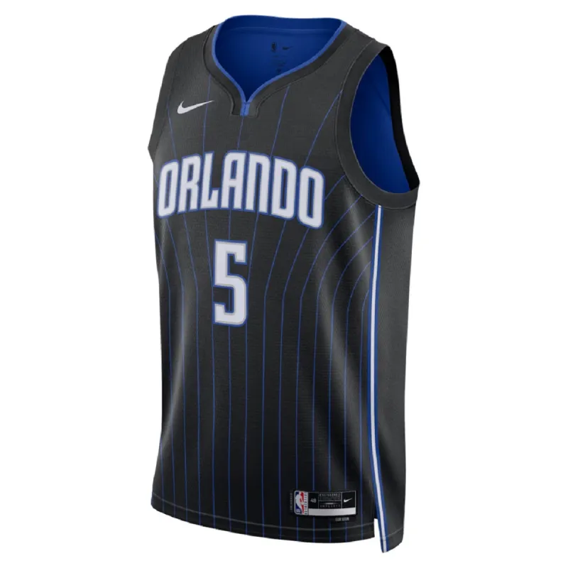 Unisex Orlando Magic Paolo Banchero #5 Black Swingman Jersey – Icon Edition