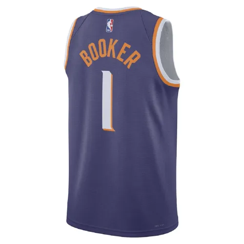 Unisex Phoenix Suns Devin Booker #1 Purple Swingman Jersey 2025/ – Icon Edition