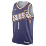 Unisex Phoenix Suns Devin Booker #1 Purple Swingman Jersey 2025/ – Icon Edition