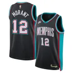 Camisa Swingman unissexo dos Memphis Grizzlies com o nome de Ja Morant, modelo #12, preta – Edição Clássica Unisex Memphis Grizzlies Grizzlies Ja Morant #12 Black Swingman Jersey – Classic Edition