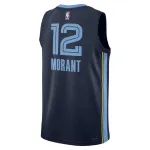 Unisex Memphis Grizzlies Grizzlies Ja Morant #12 Navy Swingman Jersey – Icon Edition