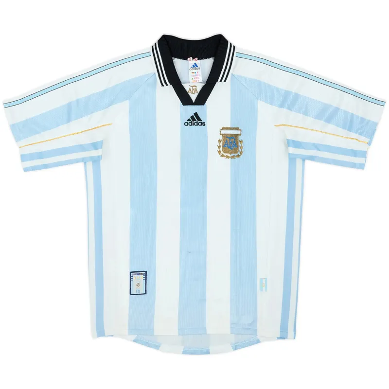 1998 Argentina Home Retro Jersey