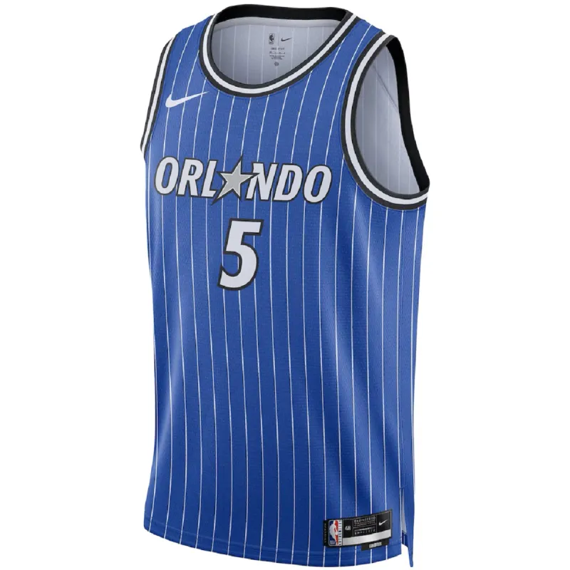 Unisex Orlando Magic Paolo Banchero #5 Blue Swingman Jersey – Icon Edition