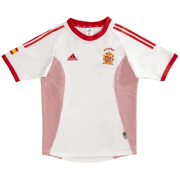 2002 Spain Away Retro Jersey - A-Grade Quality Detail View