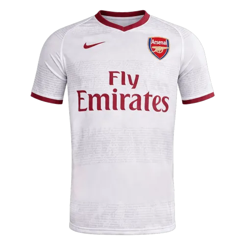 Camisa Retro do Arsenal para jogos fora de casa da época 2007/08