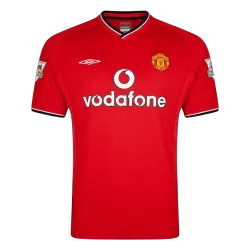 2000/02 Manchester United Home Retro Jersey - product photo US20.99 - 2000/02 Manchester United Home Retro Jersey