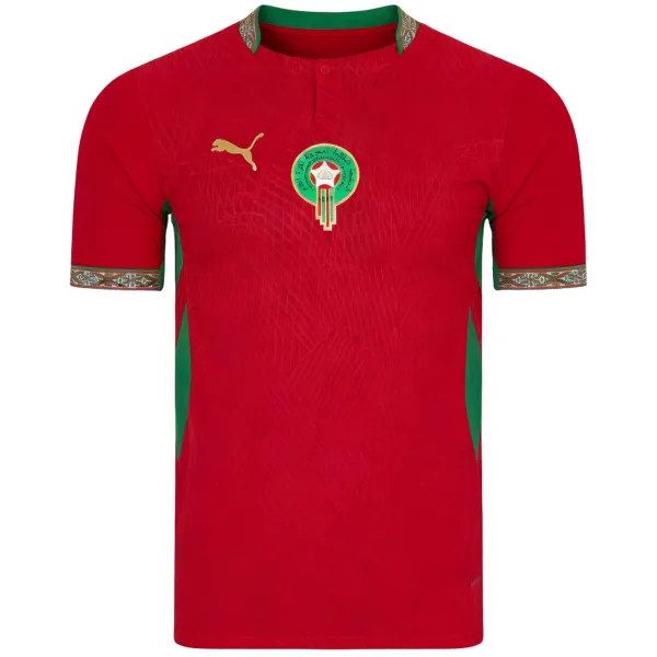 2026 Morocco Home Player Version Jersey - A-Grade Quality Detail View