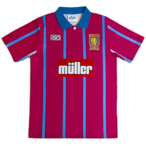 Camiseta retro de local del Aston Villa de la temporada 1993/95