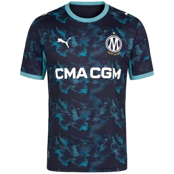26/27 Marseille Away Jersey - A-Grade Quality Detail View