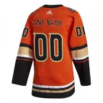 Anaheim Ducks adidas Alternate Authentic Custom Jersey – Orange