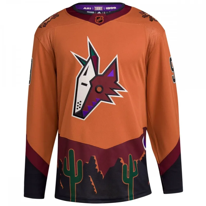 Clayton Keller Arizona Coyotes adidas Reverse Retro 2.0 Authentic Player Jersey – Burnt Orange