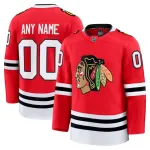 Chicago Blackhawks Home Premium Custom Jersey - Red Chicago Blackhawks Home Premium Custom Jersey – Red
