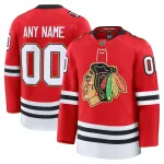 Chicago Blackhawks Centennial Premium Custom Jersey - Red Chicago Blackhawks Centennial Premium Custom Jersey – Red