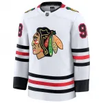 Connor Bedard Chicago Blackhawks Away Premium Jersey – White
