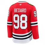 Connor Bedard Chicago Blackhawks Home Premium Jersey – Red