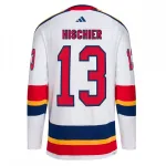 Nico Hischier New Jersey Devils adidas Reverse Retro 2.0 Authentic Player Jersey – White