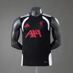 Camisola de treino do Liverpool, versão para jogadores, 26/27, preta 26/27 Liverpool Player Version Training Vest Jersey Black